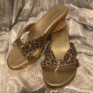 Italian shoemakers made in Italy new slip on wedge